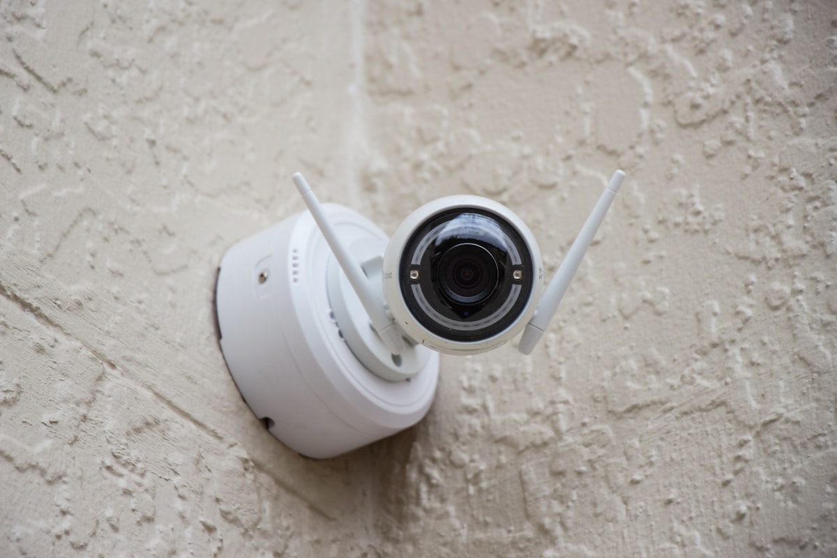 Home security camera installation